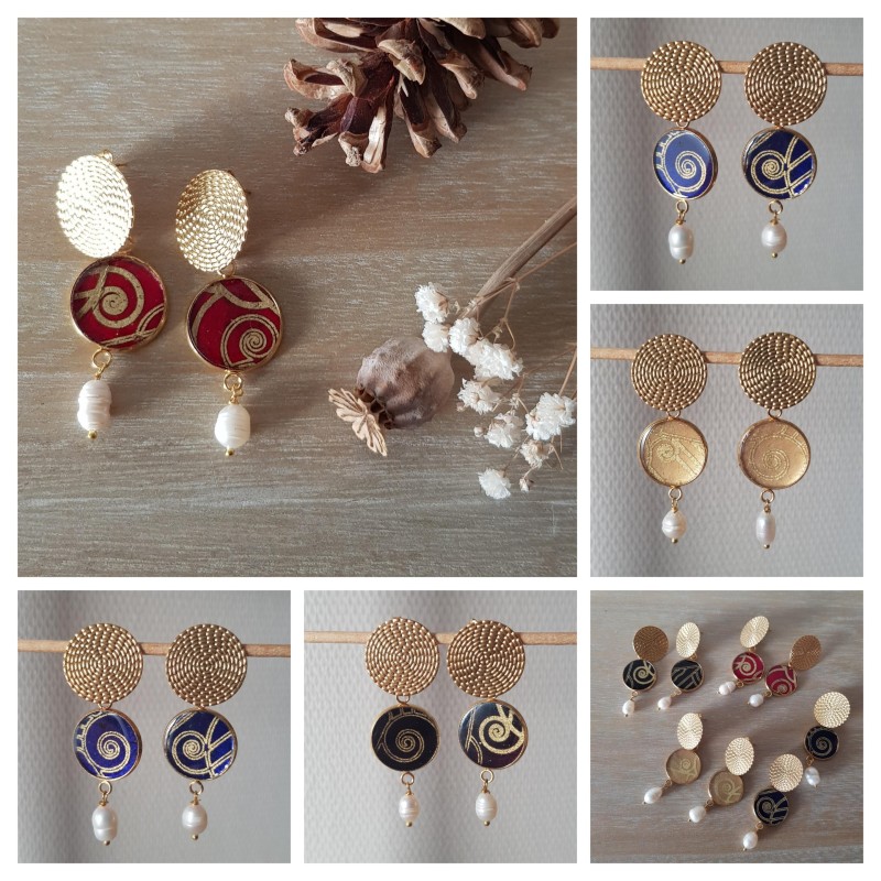 Boucles d'oreilles Galilée